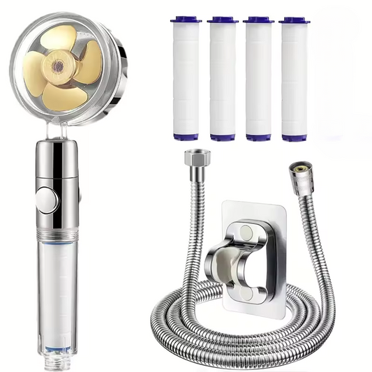 Turbelle™ - 360° Rotating High-Pressure Shower Head Set (50% Off)