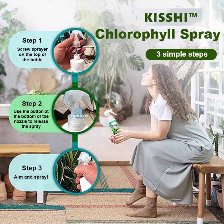 KISSHI™ - Chlorophyll Spray ACE 2 (1+1 Free) - Evesbury
