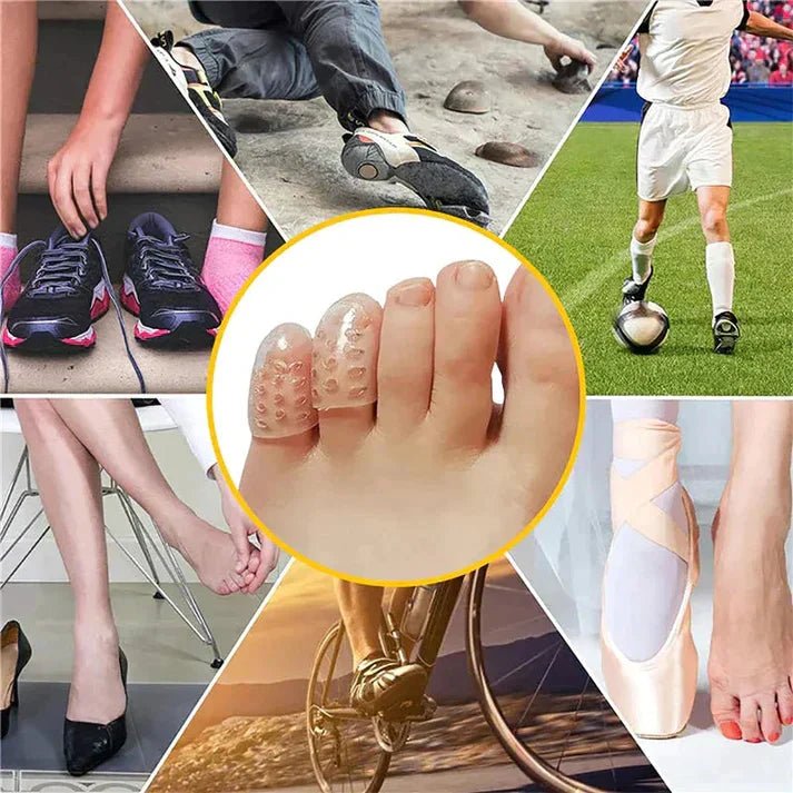 Feeluxe™ - Anti - Friction Silicone Toe Protectors (2+3 Free) - Evesbury
