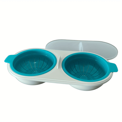 Culinara™ - microwave egg poacher for quick, perfect eggs (50% off) - Evesbury