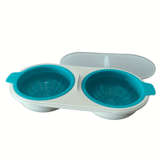 Culinara™ - microwave egg poacher for quick, perfect eggs (50% off) - Evesbury