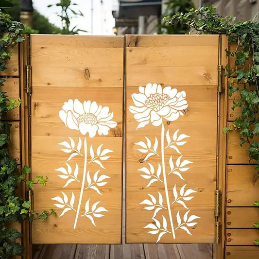 Florenza™ - 6 Large Flower Stencils for Garden Makeovers (50% Off) - Evesbury