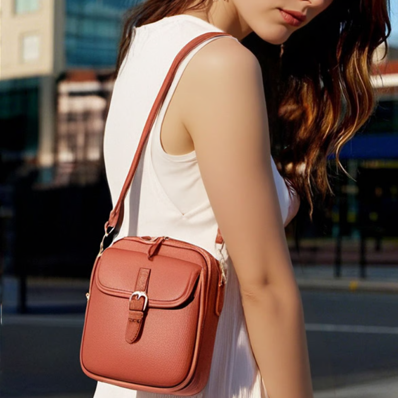 Veletto™ - Double Pocket PU Leather Organizer Bag (60% Off)
