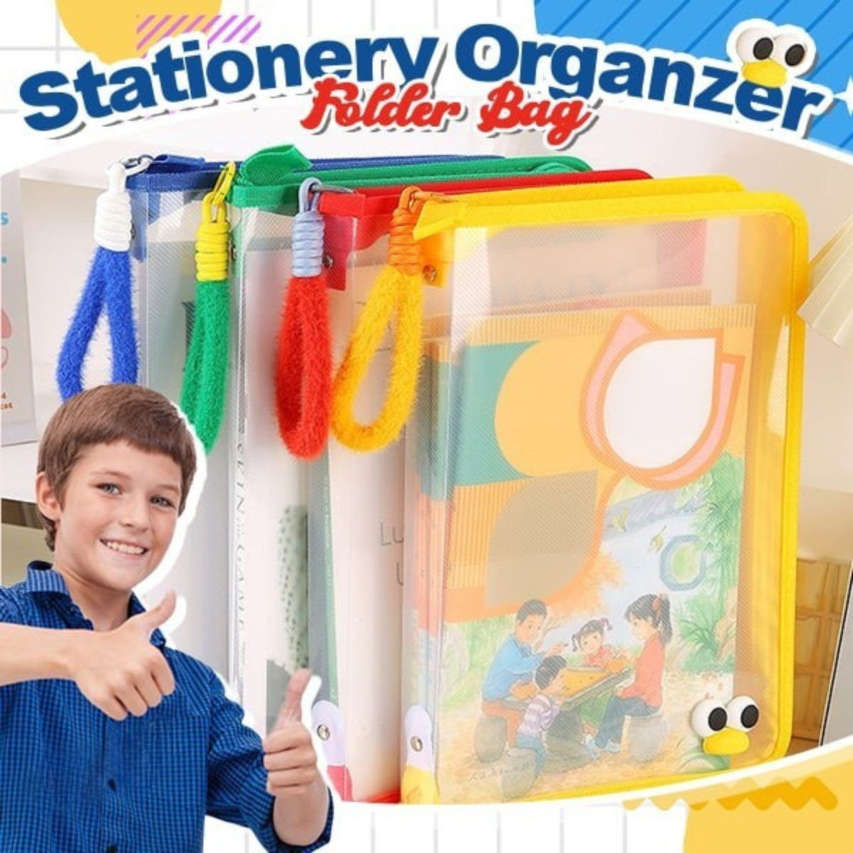 Claryn™ - Stationery Organizer Folder Bag (50% Off)
