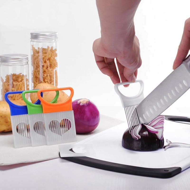 Culinara™ - 3-In-1 Slice Tool for Onions, Meat, and Smell-Free Hands (1+1 Free
