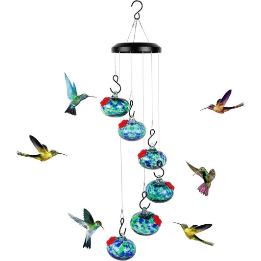 Sonatura™ - Charming Wind Chimes Hummingbird Feeder