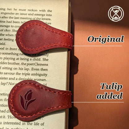 TImelessMark™ - Personalized Magnetic Leather Bookmark (50% Off)