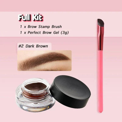 Browin™ - 4D Hair - Like Brow Stamp (1+1 Free) - Evesbury