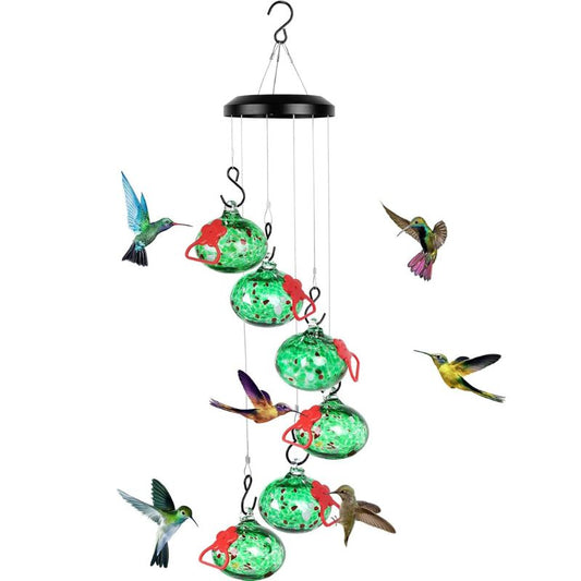 Sonatura™ - Charming Wind Chimes Hummingbird Feeder