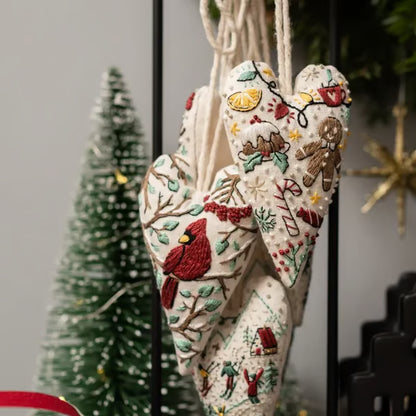 Stitchmas™ – DIY Heart Ornament Embroidery Kit