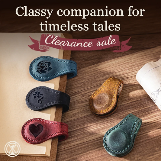 TImelessMark™ - Personalized Magnetic Leather Bookmark (50% Off)