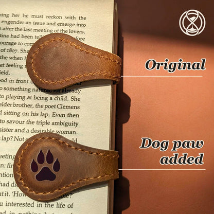 TImelessMark™ - Personalized Magnetic Leather Bookmark (50% Off)