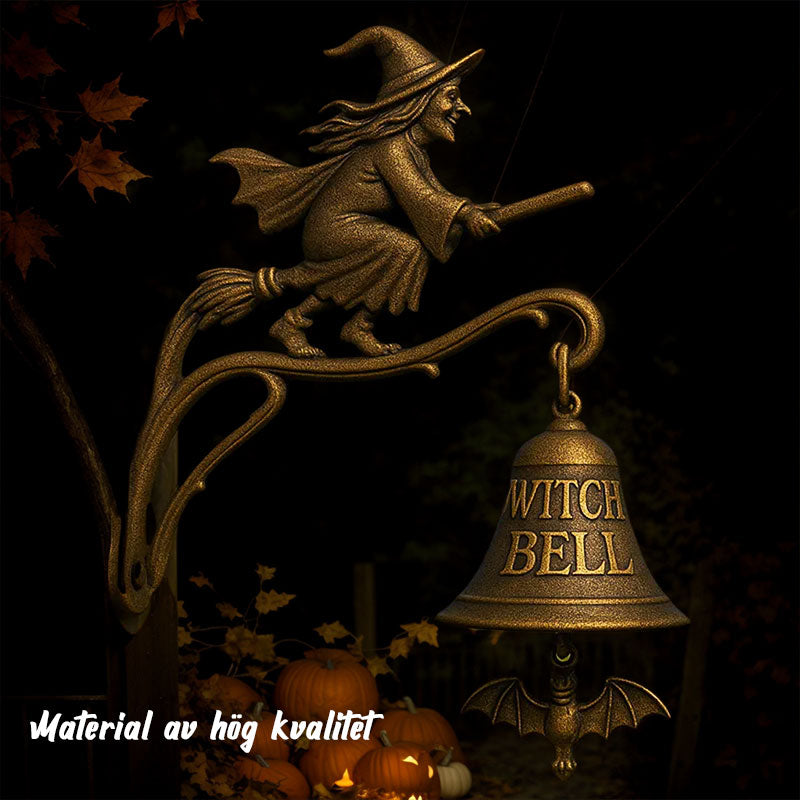 Hexdoor™ – Cast Iron Witch Welcome Bell  (50% Off)
