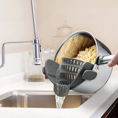 Strainex™ - Clip-On Strainer for Easy Draining