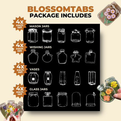 BlossomTabs™ - Perfect for Book Lovers (20+20 Free)