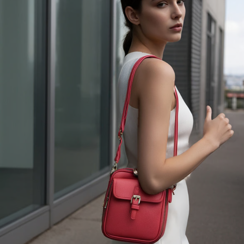 Veletto™ - Double Pocket PU Leather Organizer Bag (60% Off)