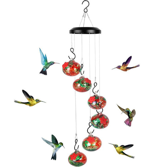 Sonatura™ - Charming Wind Chimes Hummingbird Feeder