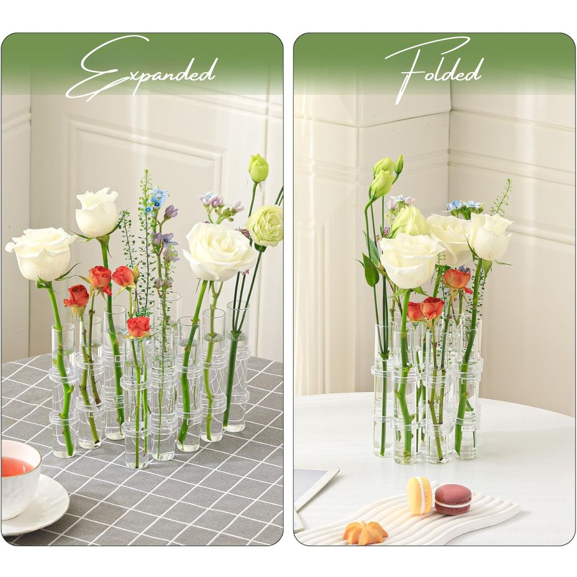 Florenza™ - Luxe Foldable Vases for Stunning Bouquets (50% Off) - Evesbury