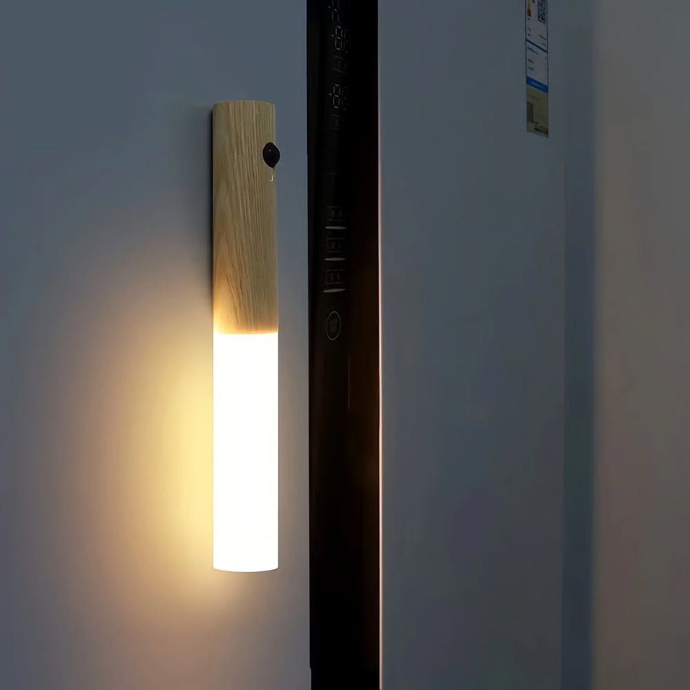 Lumiglow™ – Motion-Sensing Wooden LED Wall Light (1+1 Free)