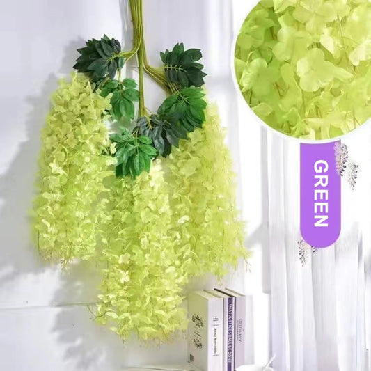 Florenza™ - Artificial Wisteria Flowers For an Elegant Home (12 Pieces) - Evesbury