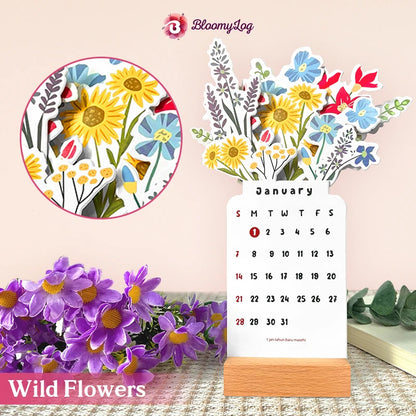 BloomyLog™ - 2025 Flower Calendar For A Fresh Start (50% Off)