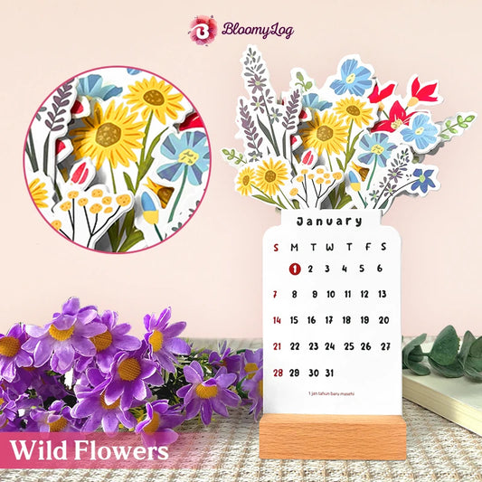 BloomyLog™ - 2025 Flower Calendar For A Fresh Start (50% Off)