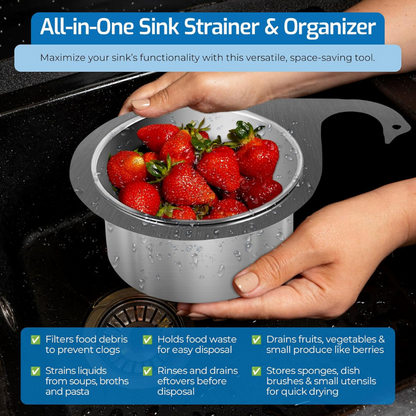 Swanlet™ - Corner Strainer Basket Keeps Sinks Clear (50% Off)