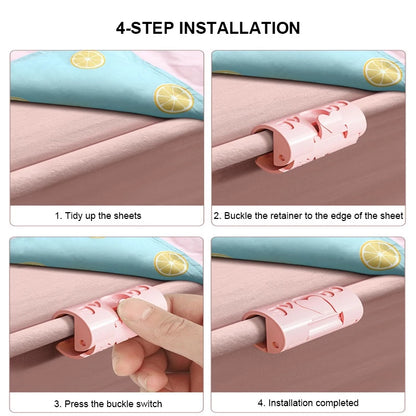 Grip & Tuck™ – 12 Bed Sheet Fasteners That Stay Put (50% Off)