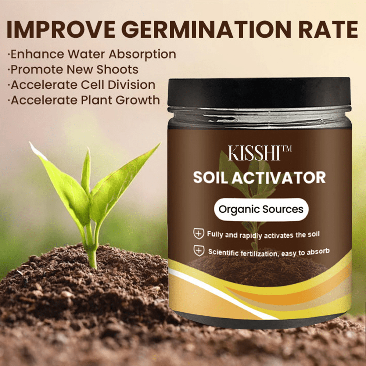 KISSHI™ - Soil Activator ACE 5 (1+1 Free) - Evesbury