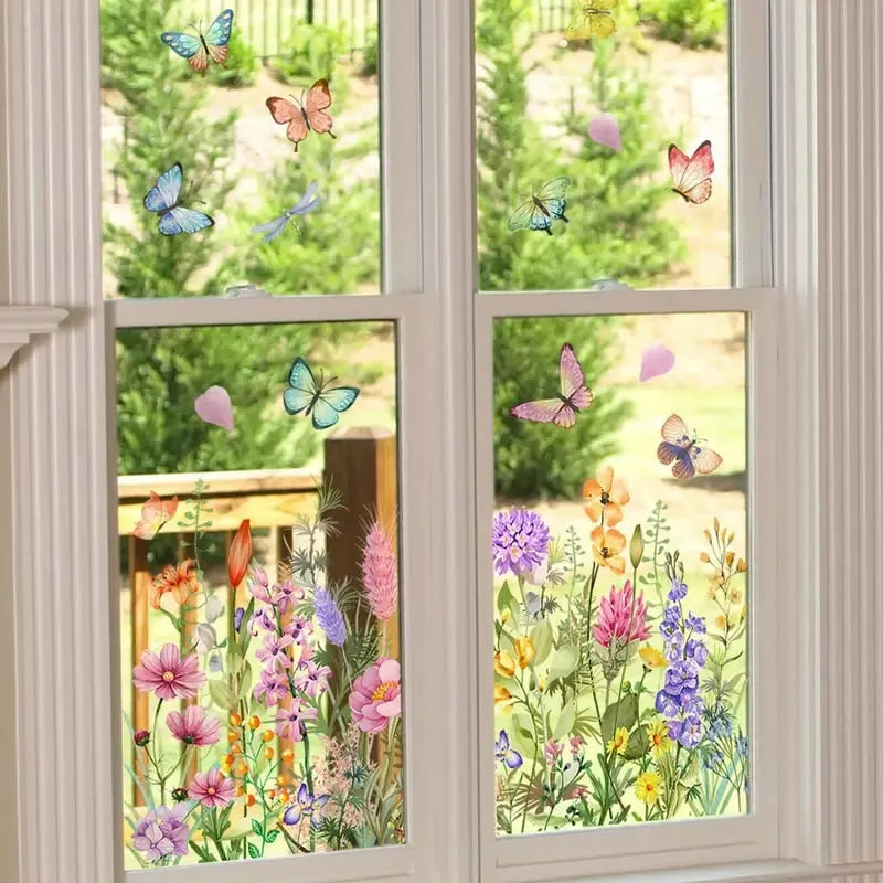 Florenza™ - Floral Window Stickers for a Bright Spring Refresh (2+1 Free)