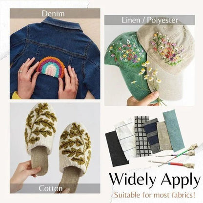 Maybloom™ - Punch Needle Kit for Stunning Floral Embroidery (50% Off) - Evesbury