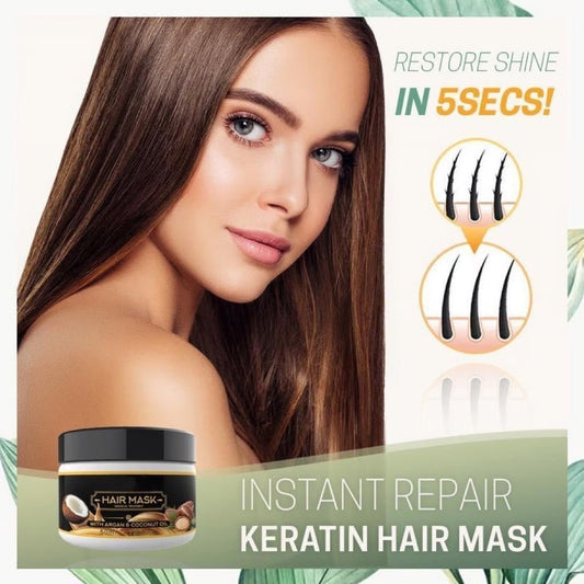 Keratex™ - Keratin Silk & Gloss Hair Mask (1+1 Free) - Evesbury