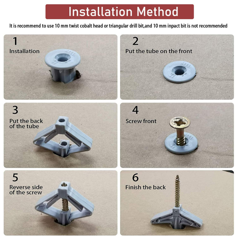 Plastrox™ – Secure-Mount Anchors for Drywall & Plaster (50% Off)