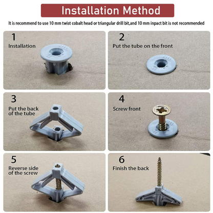 Plastrox™ – Secure-Mount Anchors for Drywall & Plaster (50% Off)