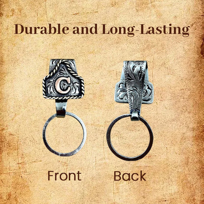 Rodeaux™ – Western Initial Key Clip (50% Off)