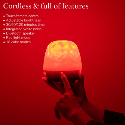 Lunarelle™ – Romantic Glow Lamp with Nature Soundscapes  (50% Off)