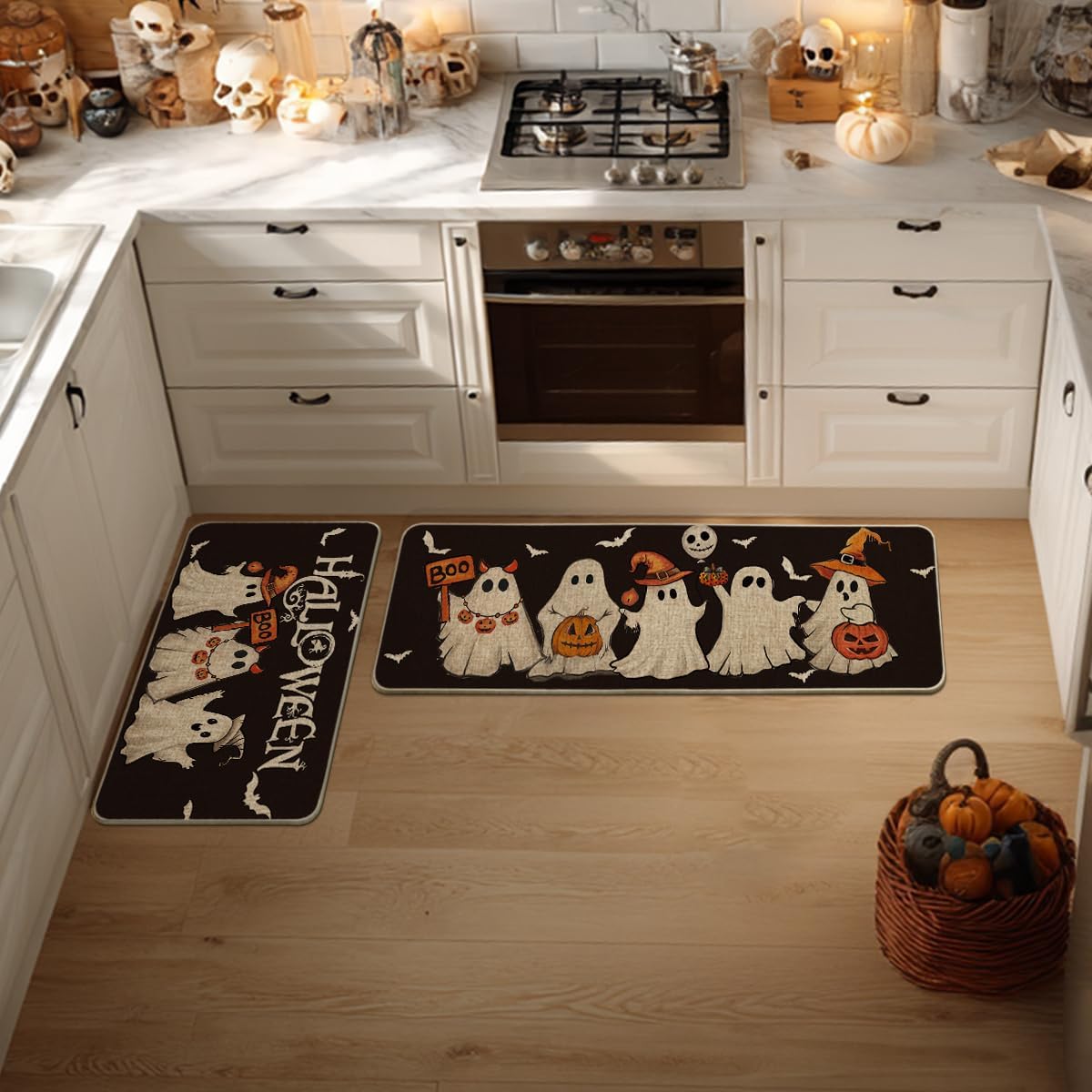 HauntHom™ – Halloween Kitchen Mat Set  (50% Off)
