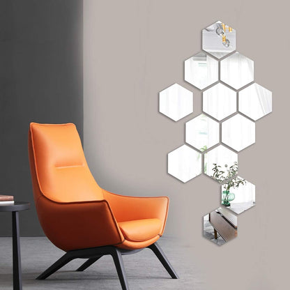 Mirari™ – Decorative Hexagon Wall Mirrors  (6+6 Free)