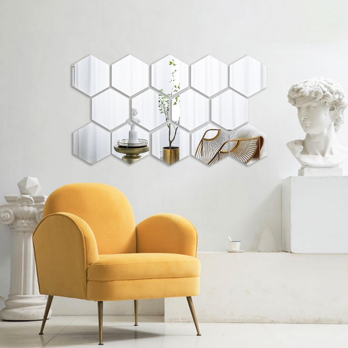 Mirari™ – Decorative Hexagon Wall Mirrors  (6+6 Free)