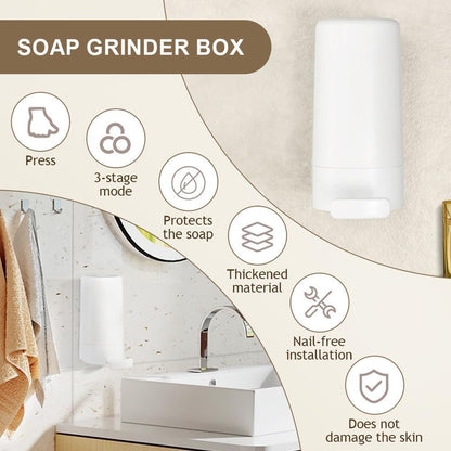 Puresh™ - Hygienic Bar Soap Grinder & Dispenser for Kitchen & Bath (40% Off)