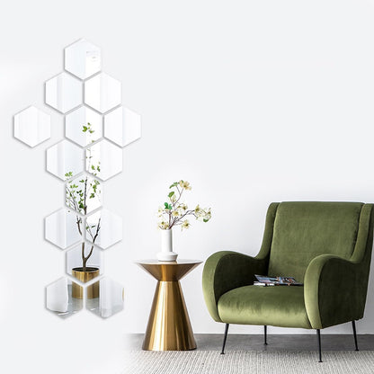 Mirari™ – Decorative Hexagon Wall Mirrors  (6+6 Free)
