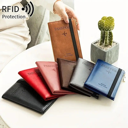 Traveluxe™ - RFID Passport Wallet for Secure Travel (50% Off) - Evesbury