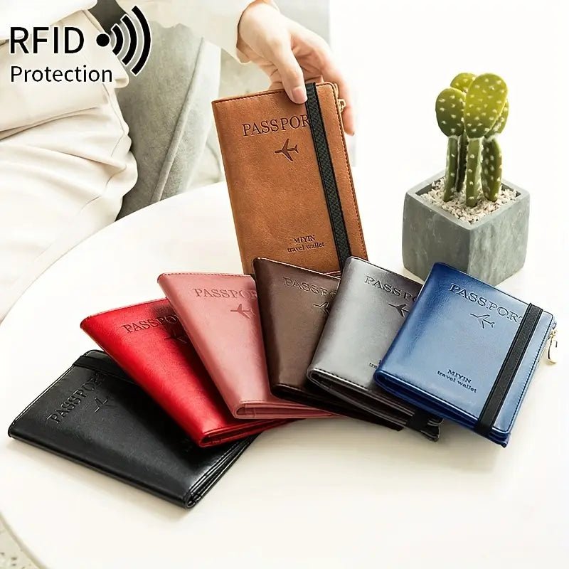 Traveluxe™ - RFID Passport Wallet for Secure Travel (50% Off) - Evesbury