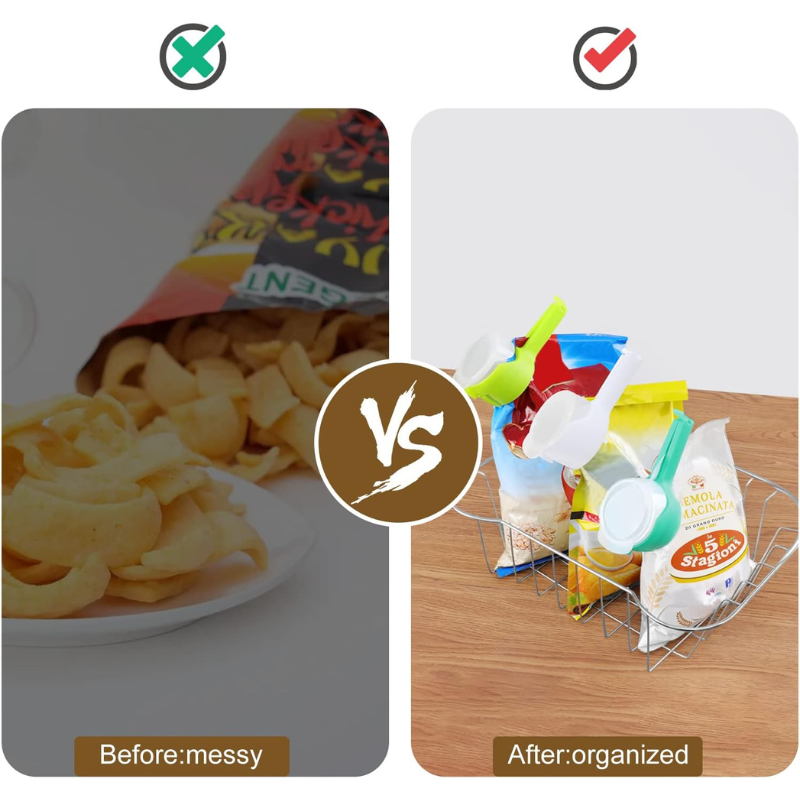 Clipora™ - Resealable Pour Spout Bag Clips (50% Off)
