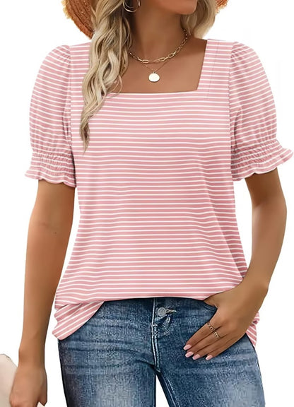 Easeen™ - Comfy, Covered & Square-Neck Top (50% Off)
