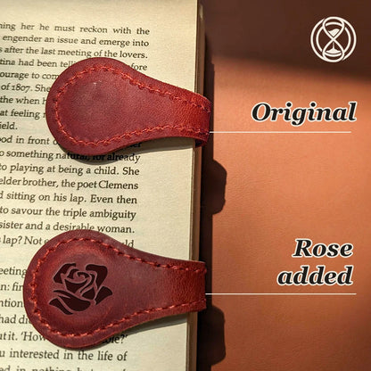 TImelessMark™ - Personalized Magnetic Leather Bookmark (50% Off)