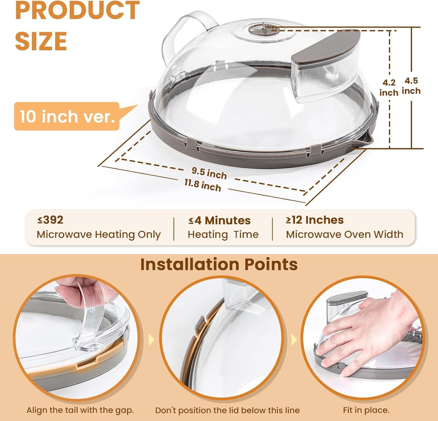 Culinara™ - Clear Microwave Steaming Lid (50% Off)
