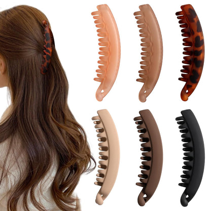 Velvina™ – Easy-Hold Banana Clips for All Hair Types (2+2 Free)
