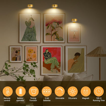 Sorinō™ Magnetic Wall Lamp for Effortless Ambience