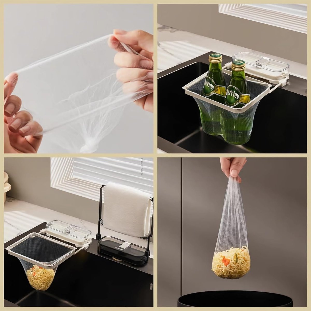 ClogStop™ Suction Cup Sink Strainer (+100 Free Bags) - Evesbury